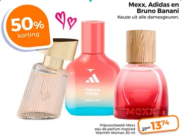 Aanbieding: Mexx, Adidas en Bruno Banani