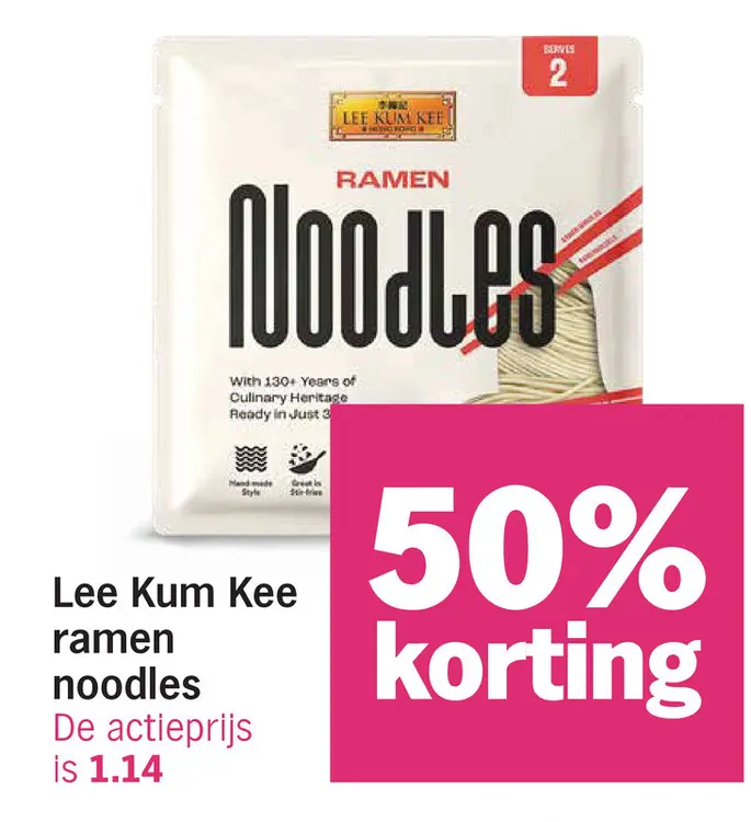 Aanbieding: ramen noodles