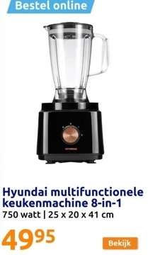 Aanbieding: Hyundai multifunctionele keukenmachine 8-in-1