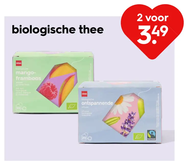 Promotie: Biologische thee