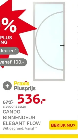 Aanbieding: Cando binnendeur elegant flow