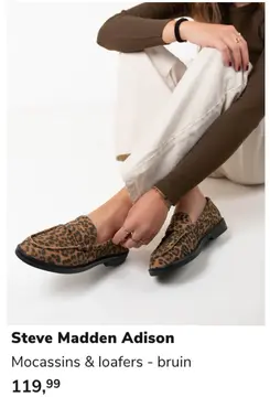 Aanbieding: Steve Madden Adison Mocassins & loafers - bruin