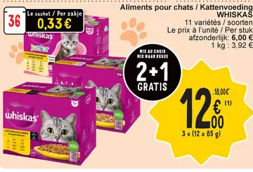 Offre: Aliments pour chats / Kattenvoeding