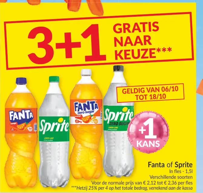Promotie: Fanta of Sprite