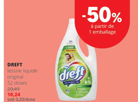 Offre: Lessive liquide original