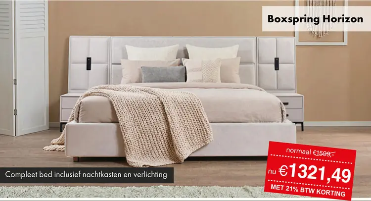Aanbieding: Boxspring Horizon