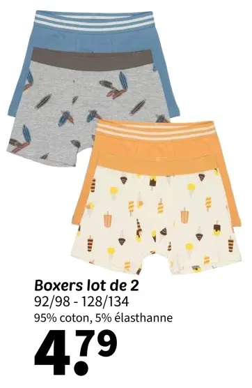 Offre: Boxers