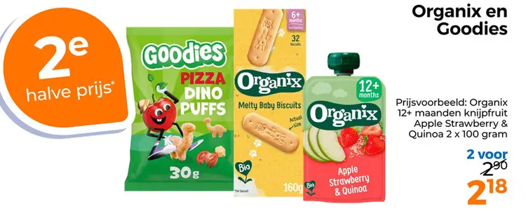 Aanbieding: Organix en Goodies