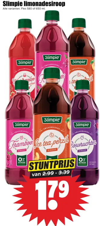 Aanbieding: limonadesiroop