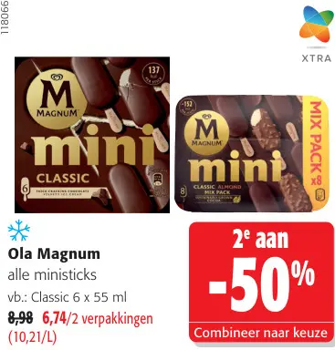 Promotie: Magnum alle ministicks