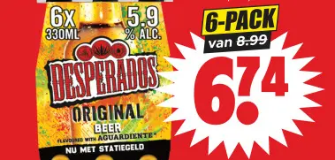 Aanbieding: Desperados Original Beer