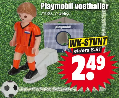 Aanbieding: Playmobil voetballer