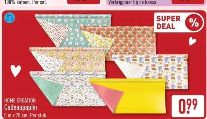 Aanbieding: Cadeaupapier