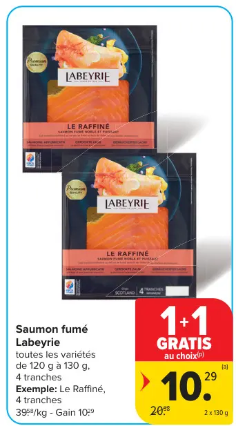 Offre: Saumon fumé