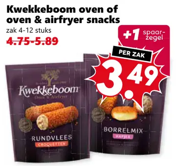 Aanbieding: Oven of oven & airfryer snacks