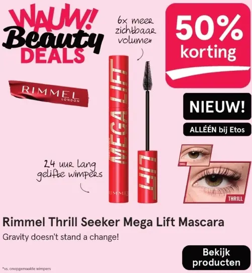 Aanbieding: Thrill Seeker Mega Lift Mascara