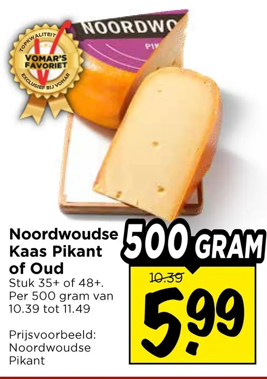 Noordwoudse Kaas Pikant of Oud