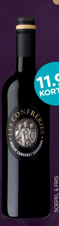 Aanbieding: Les Confréries Merlot Cabernet Sauvignon