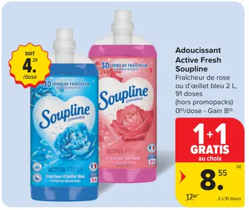 Offre: Adoucissant Active Fresh