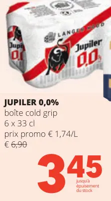 Offre: Jupiler 0,0%