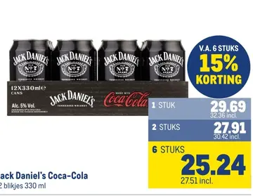 Aanbieding: Jack Daniel's Coca-Cola