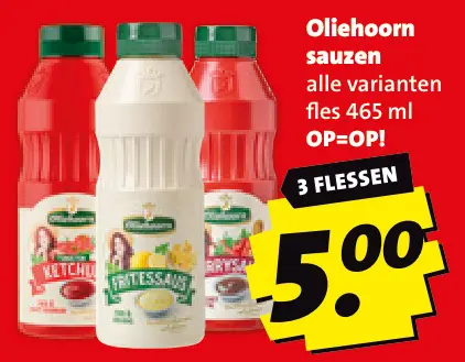 Aanbieding: Oliehoorn sauzen
