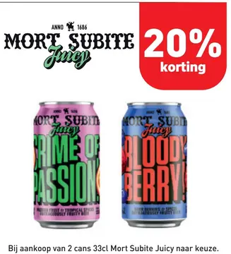Aanbieding: Mort Subite Juicy