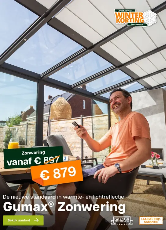 Aanbieding: Gumax Zonwering
