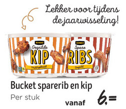 Aanbieding: Bucket sparerib en kip