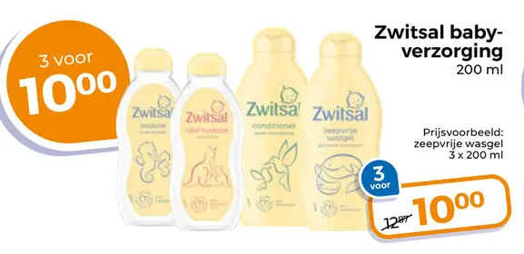 Aanbieding: Zwitsal baby-verzorging