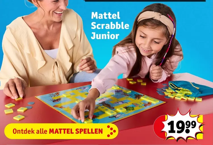 Aanbieding: Mattel Scrabble Junior Spel