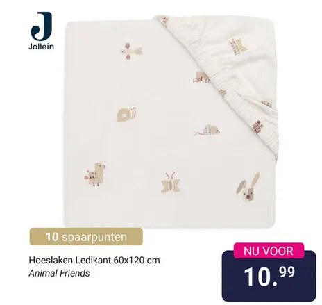 Aanbieding: Hoeslaken Ledikant
