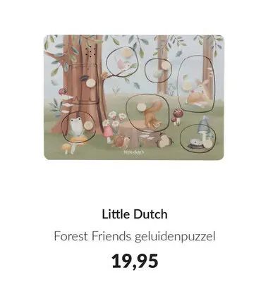 Aanbieding: Forest Friends geluidenpuzzel
