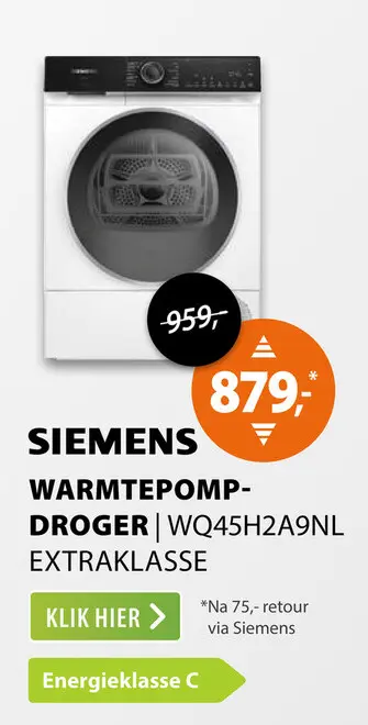 Aanbieding: Siemens WQ45H2A9NL extraKlasse
