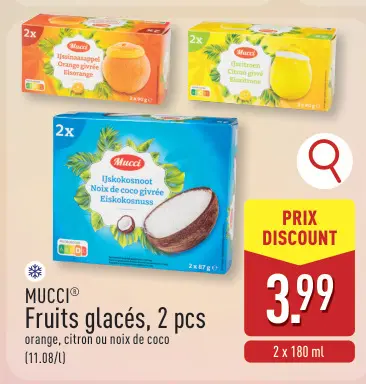 Offre: Fruits glacés