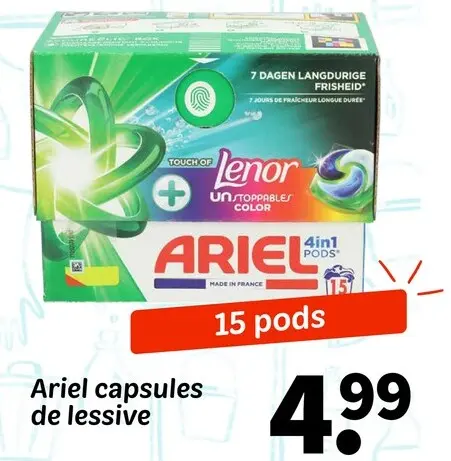 Offre: Ariel capsules