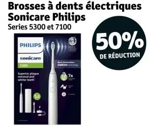 Offre: Brosses à dents électriques Sonicare