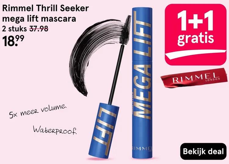 Aanbieding: Thrill Seeker mega lift mascara