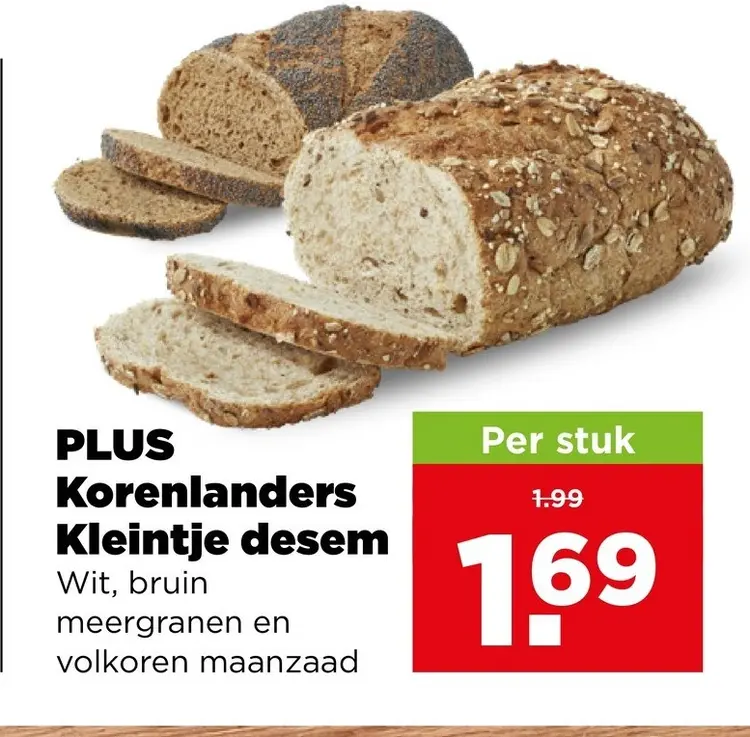 Aanbieding: PLUS Korenlanders Kleintje desem