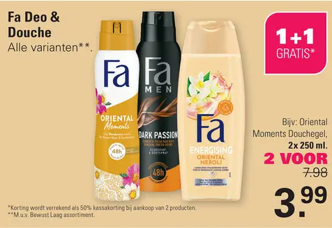 Aanbieding: Fa Deo & Douche