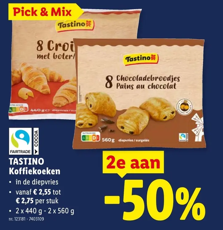 Promotie: Tastino Koffiekoeken