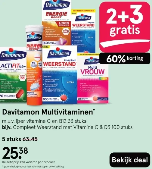 Aanbieding: Multivitaminen