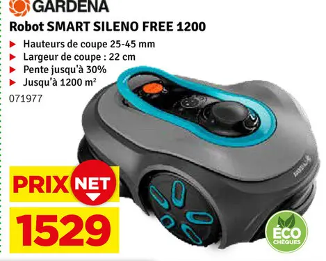 Offre: Robot SMART SILENO FREE 1200