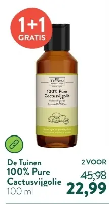 Aanbieding: 100% Pure Cactusvijgolie