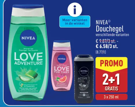 Promotie: Douchegel