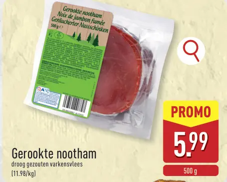 Promotie: Gerookte nootham