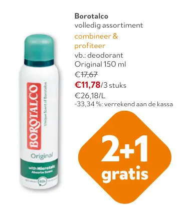 Promotie: Deodorant Original