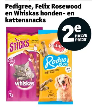 Aanbieding: Pedigree, Felix Rosewood honden- en kattensna