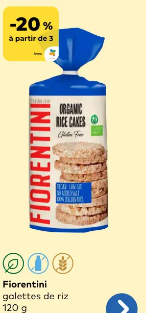Offre: Galettes de riz