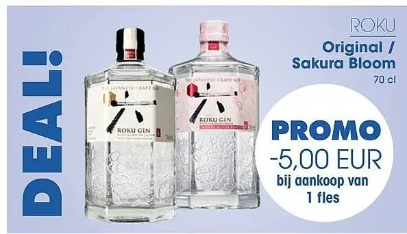 Promotie: Roku Original / Sakura Bloom Gin